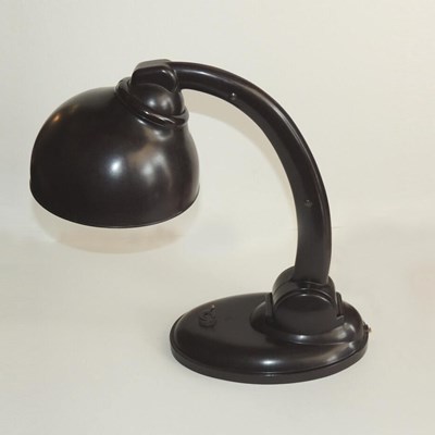 Lampada da scrittoio / tavolo / lavoro in Bakelite.