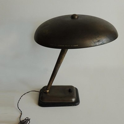 Lampada da scrivania anni 30 in ottone.
