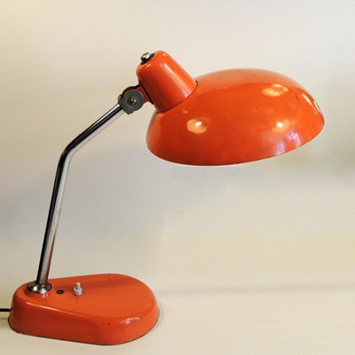 Lampada da scrivania Vintage Seminara color Arancio Laverda SFC anni '70