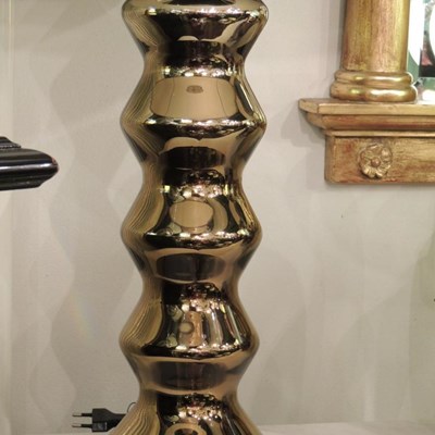 Lampada in vetro di Murano specchiato