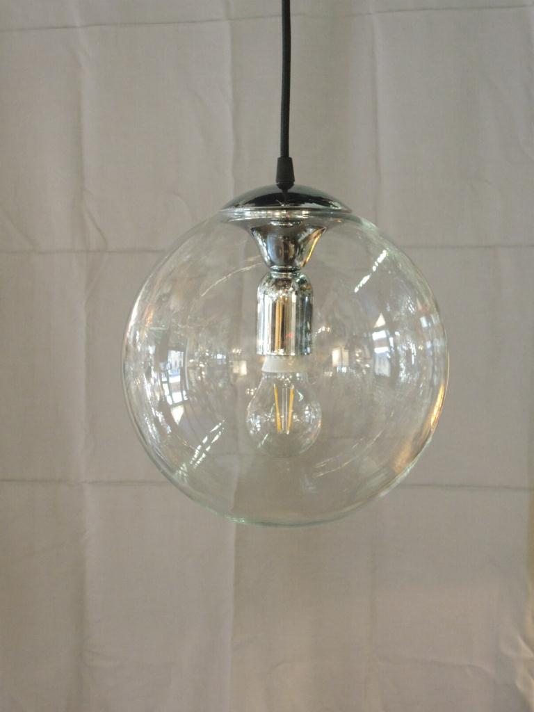 Lampadario Sfera Trasparente