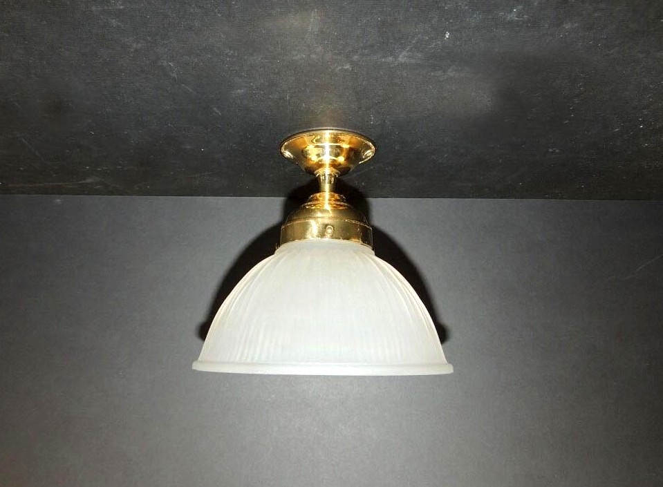 Plafoniera cupola vetro prismato 