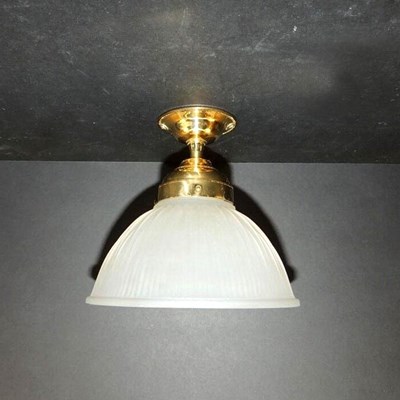 Plafoniera cupola vetro prismato 