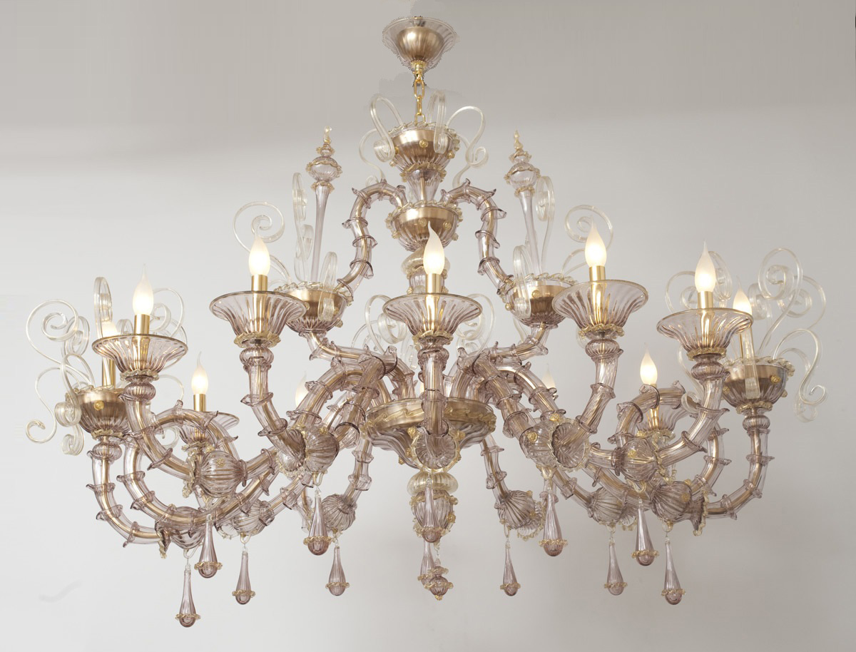 Lampadario a barchetta Cà Rezzonico 