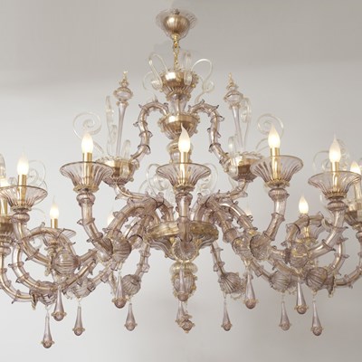 Lampadario a barchetta Cà Rezzonico 