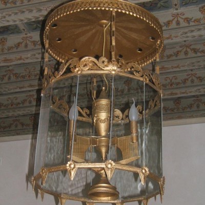 Lanterna a forma di giostra.