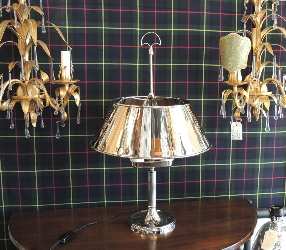 Lampada Bouillotte nichel 