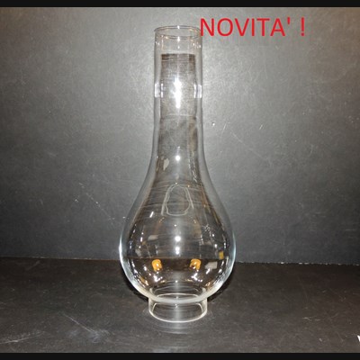 Glass for kerosene lamp model Vienna Ø 65 mm.  V80 