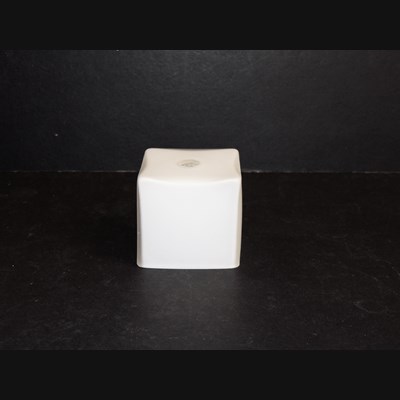 Replacement glass milk white cube satin finish for halogen G4 art. V 113