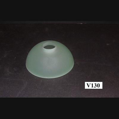 Vetro di ricambio trasparente verde satinato per lampada alogena G9 art. V130 