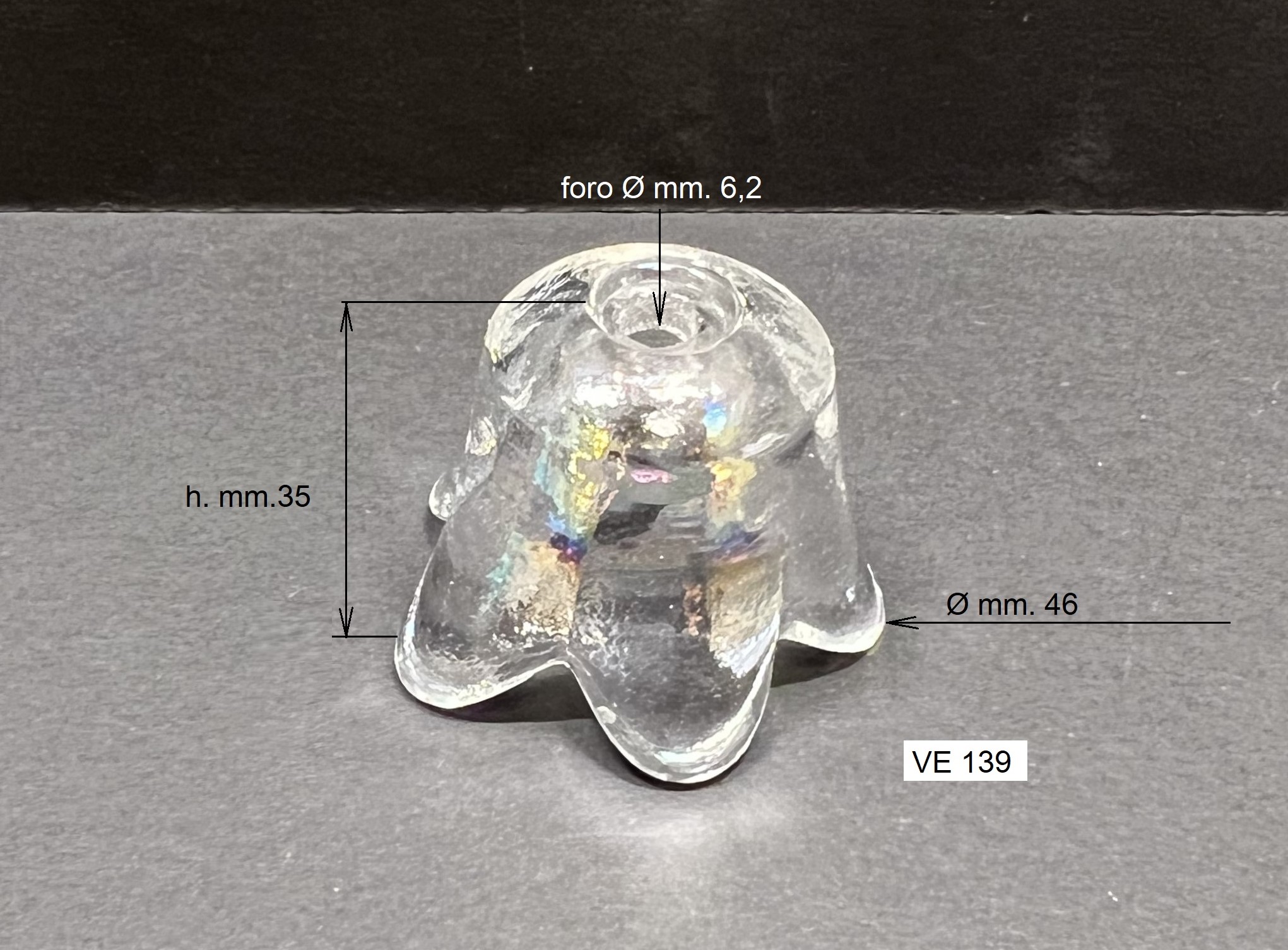 Vetri Di Ricambio Campane E Tubi Per Lumi A Petrolio: Vetro Tubo Per Lume A Petrolio Vienna 48